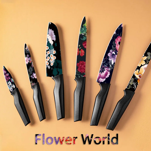 6-Piece Flower Knife Set