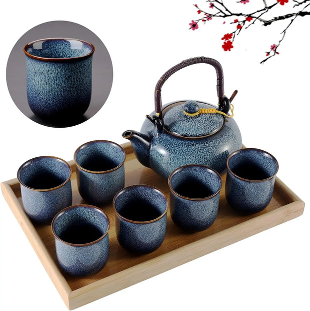 Japanese  Porcelain Tea Set for 6